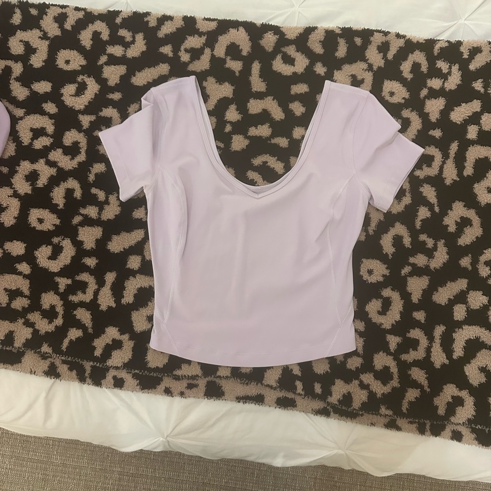 Lululemon Purple align tee